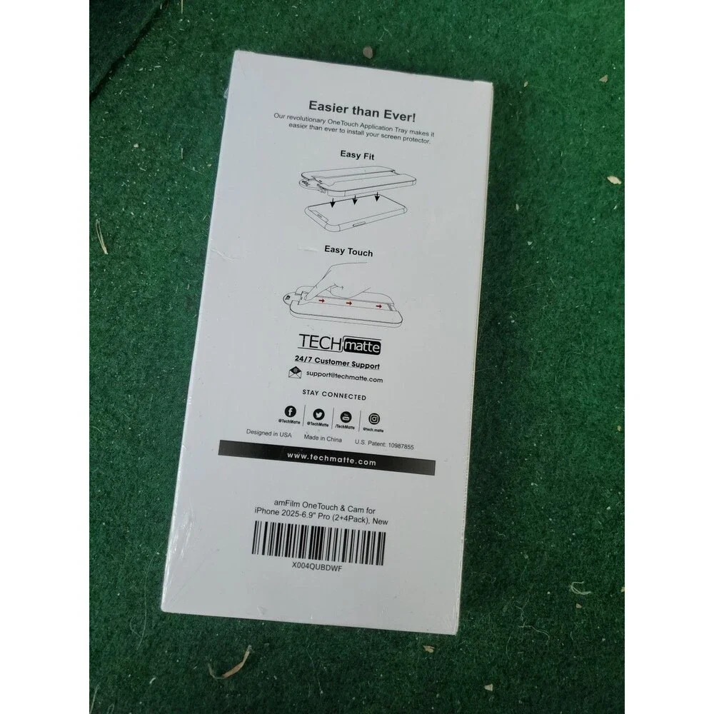 amFilm Auto-Alignment OneTouch Screen Protector for iPhone 17 Pro Max [6.9